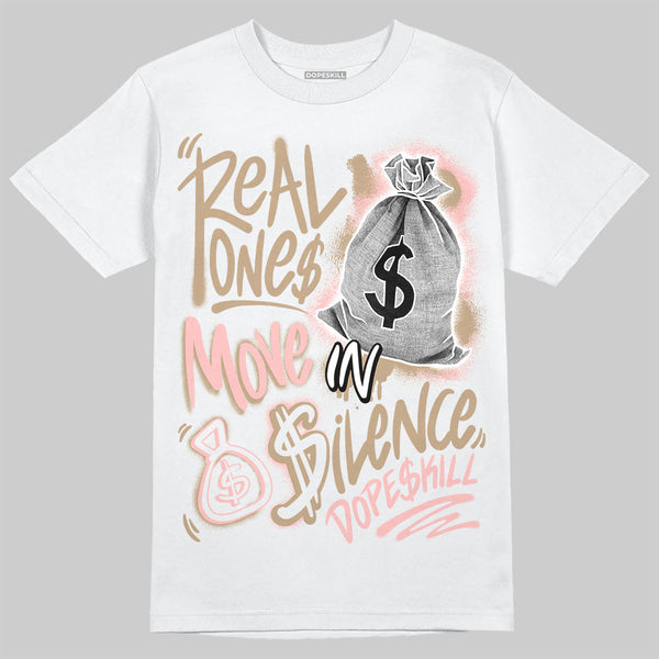 AIR FORCE 1 LINEN ThreadChico T-Shirt Real Ones Move In Silence Graphic