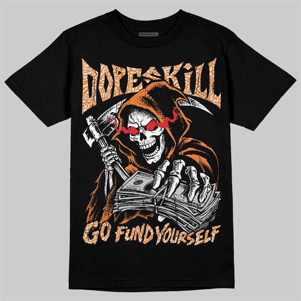 'Orange Citrus' 3s ThreadChico T-Shirt Go Fund Yourself Graphic