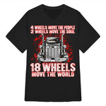 Truck 4 Wheels 2 Wheels 18 Wheels T-Shirt