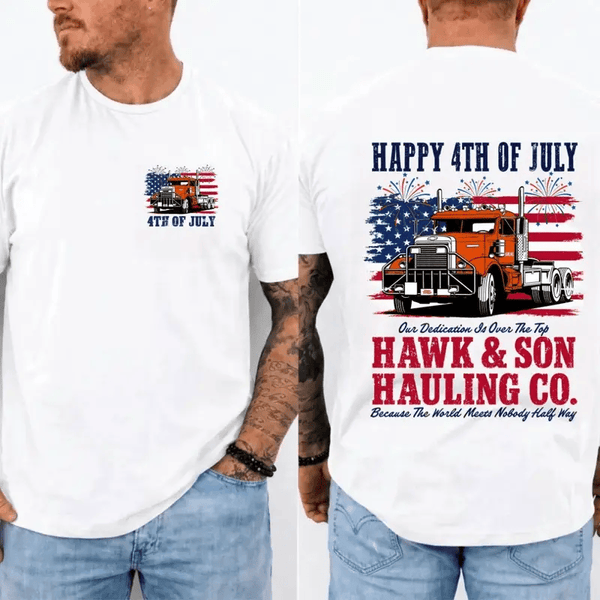 Hawk & Son Over The Top 4th Of July Shirt