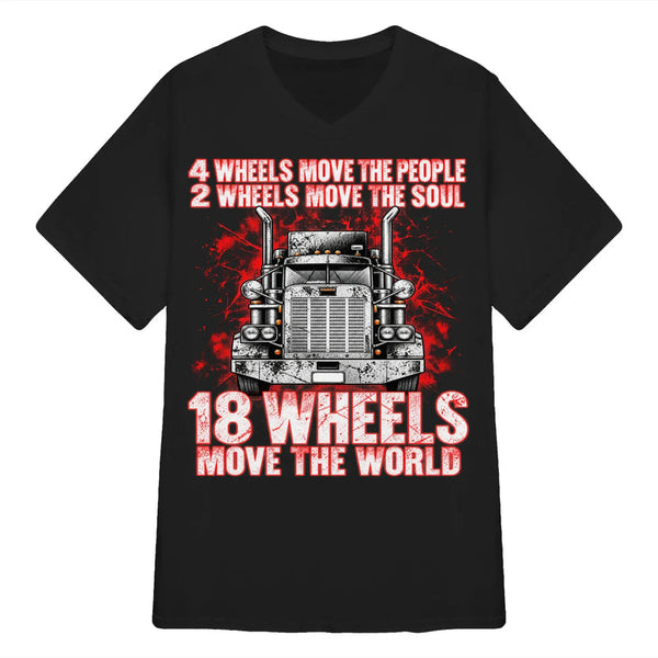 Truck 4 Wheels 2 Wheels 18 Wheels T-Shirt